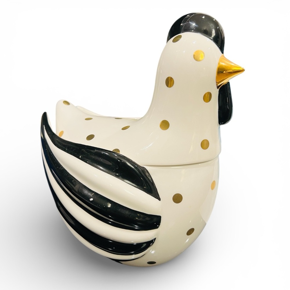 MACKENZIE CHILDS MOD CHICK CANISTER